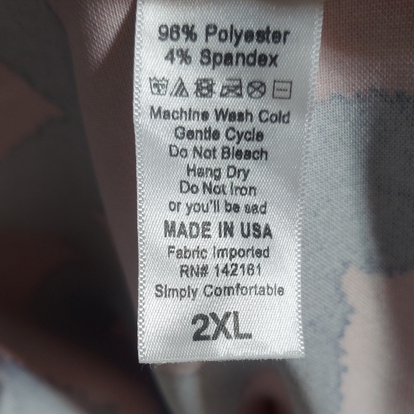 LuLaRoe A-Line Skirt - Red and Black Chevron - Picture 5 of 5